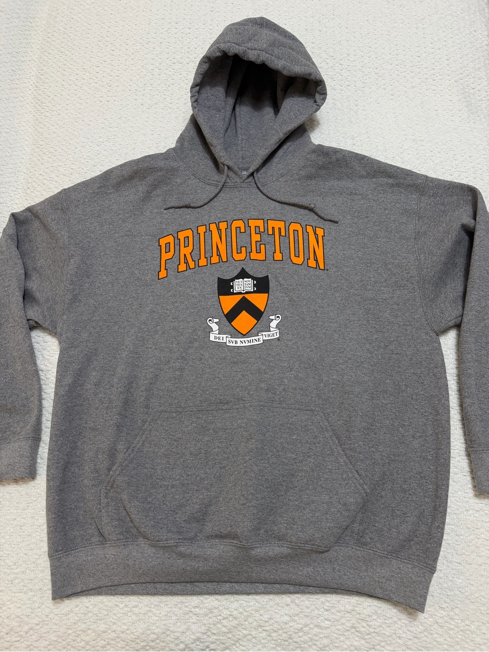 Princeton Heritage Hooded Sweatshirt Grey Pullover Men’s Size XL - Picture 1 of 6